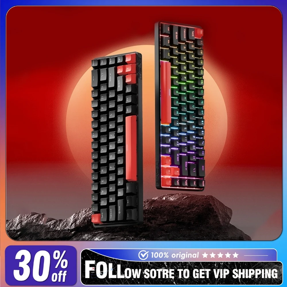 KEMOVE T68-C Wired Magnetic Shaft Mechanical Keyboard 68 Keys RGB 8k Low Latency E-sports Gaming Customized Laptop Accessories 
KEMOVE T68-C Wired Magnetic Shaft Mechanical Keyboard 68 Keys RGB 8k Low Latency E-sports Gaming Customized Laptop Accessories