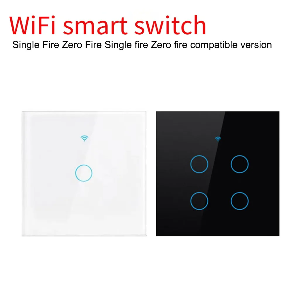 Touch Switch EU LED Glass Panel Wall Lamp Light Switch 1/2/3/4 Gang AC100-240V LED Sensor Switches Interruttore
Touch Switch EU LED Glass Panel Wall Lamp Light Switch 1/2/3/4 Gang AC100-240V LED Sensor Switches Interruttore