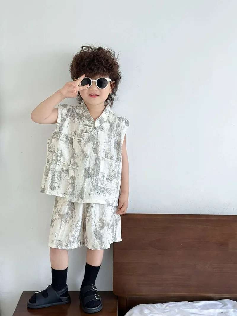 Short-sleeved Shirt Tracksuit for Boy Korean Kids Clothes Clothing Children's Suit Kid Costume T-shirts Child Sets Boys Boutique
Short-sleeved Shirt Tracksuit for Boy Korean Kids Clothes Clothing Children's Suit Kid Costume T-shirts Child Sets Boys Boutique