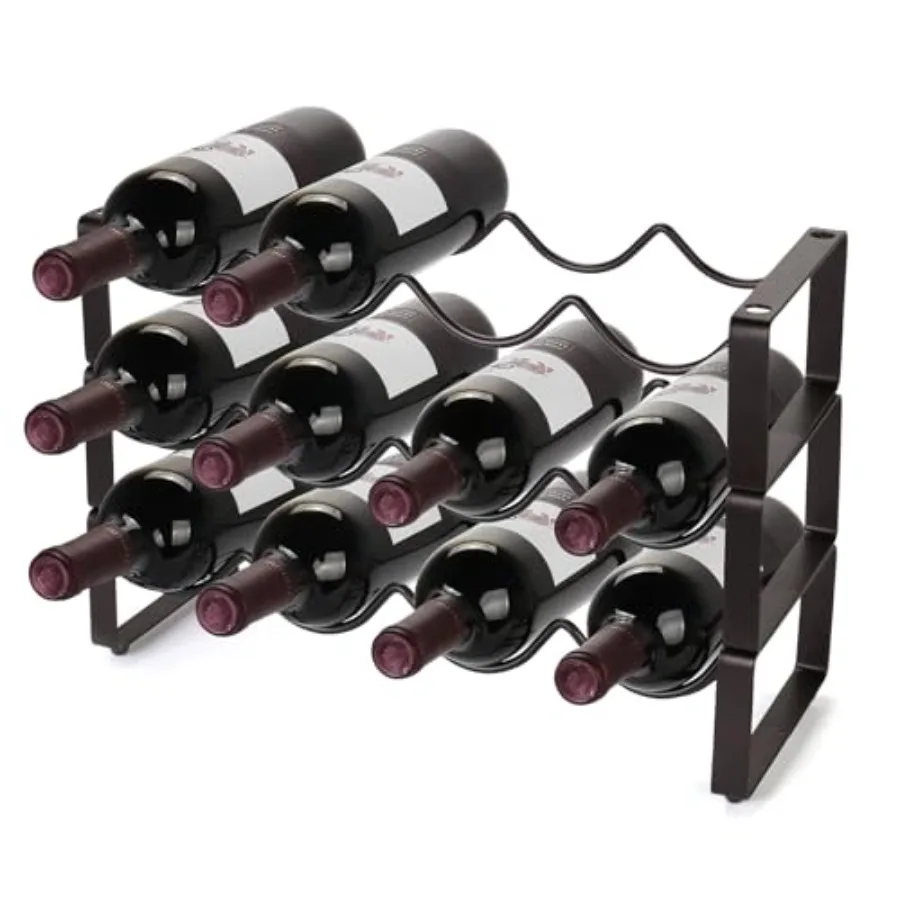 Stackable Wine Rack Countertop 12 Bottles 3 Tier Wine Cabinet Counter with Metal Wine Bottle Holder and Storage Freestanding De
Stackable Wine Rack Countertop 12 Bottles 3 Tier Wine Cabinet Counter with Metal Wine Bottle Holder and Storage Freestanding De