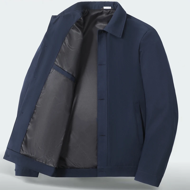 Men Jacket Spring Autumn New Fashion Turn Down Collar Smart Casual Classic Luxury Business Jacket Trench Coat Solid Color Jacket
Men Jacket Spring Autumn New Fashion Turn Down Collar Smart Casual Classic Luxury Business Jacket Trench Coat Solid Color Jacket