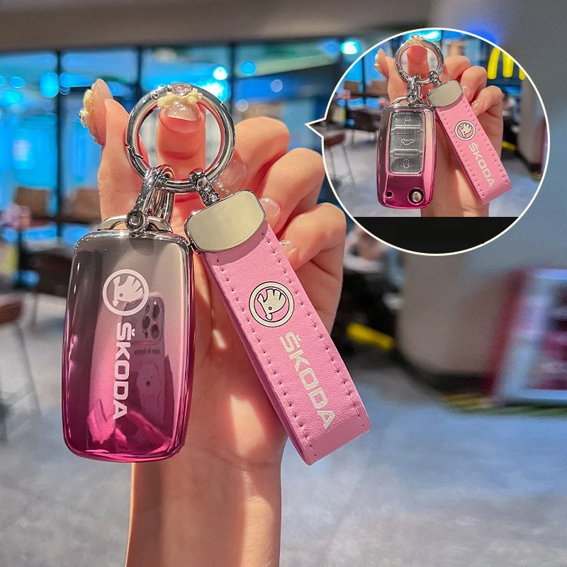 Fashion TPU Car Key Cover Case Shell Fob Protector Holder Auto Keychain Accessories For Skoda Octavia A5 A7 Fabia Superb Kodiaq
Fashion TPU Car Key Cover Case Shell Fob Protector Holder Auto Keychain Accessories For Skoda Octavia A5 A7 Fabia Superb Kodiaq