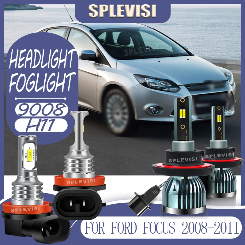 12v LED Headlight Foglight Fog/Snow Conditions Vibration-Proof Plug and Play Waterproof IP68 For Ford Focus 2008 2009 2010 2011
12v LED Headlight Foglight Fog/Snow Conditions Vibration-Proof Plug and Play Waterproof IP68 For Ford Focus 2008 2009 2010 2011
