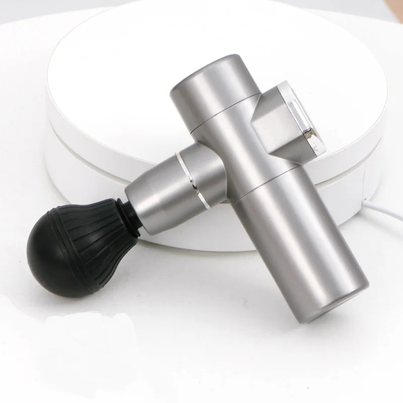 Silver mini vibrating electric fascia gun muscle relaxation massage electric impact gun fitness exercise care tool
Silver mini vibrating electric fascia gun muscle relaxation massage electric impact gun fitness exercise care tool