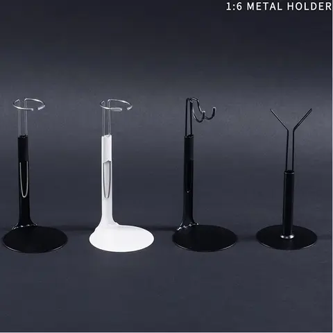 1/6 Scale Model Stand Action Figure Accessories Adjustable Metal Display Stand