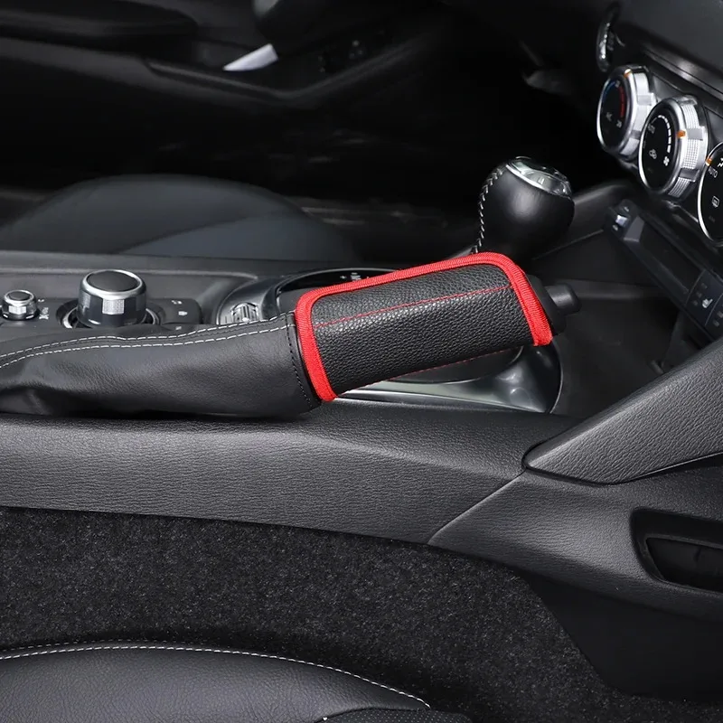 For Mazda MX-5 Miata Roadster 2016-2024 Leather Black Car Handbrake Protective Cover Trim Interior Car Accessories
For Mazda MX-5 Miata Roadster 2016-2024 Leather Black Car Handbrake Protective Cover Trim Interior Car Accessories