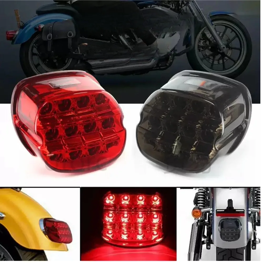 Motorcycle Led Brake Tail Light for Harley-Davidson Dyna Fat Boy Softail Sportster Road King Electra Glide Road Glide FXSTB
Motorcycle Led Brake Tail Light for Harley-Davidson Dyna Fat Boy Softail Sportster Road King Electra Glide Road Glide FXSTB