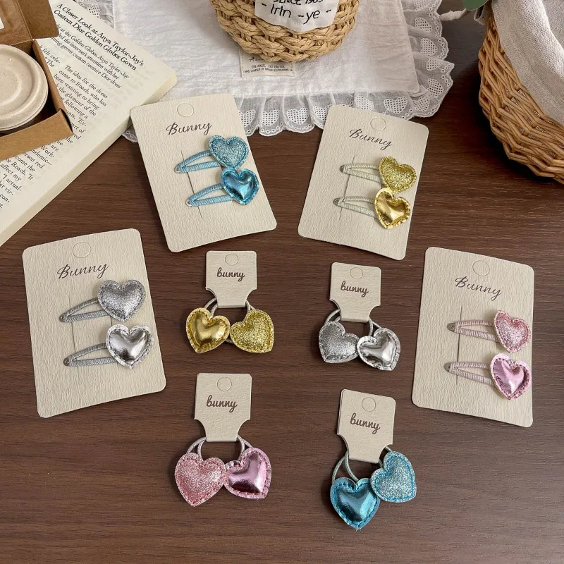 Glitter Heart BB Clip Hair Elastic Band for Girls Cute Non Slip Soft Non Damage Side Bangs Daily Use Premium Durable Accessories
Glitter Heart BB Clip Hair Elastic Band for Girls Cute Non Slip Soft Non Damage Side Bangs Daily Use Premium Durable Accessories