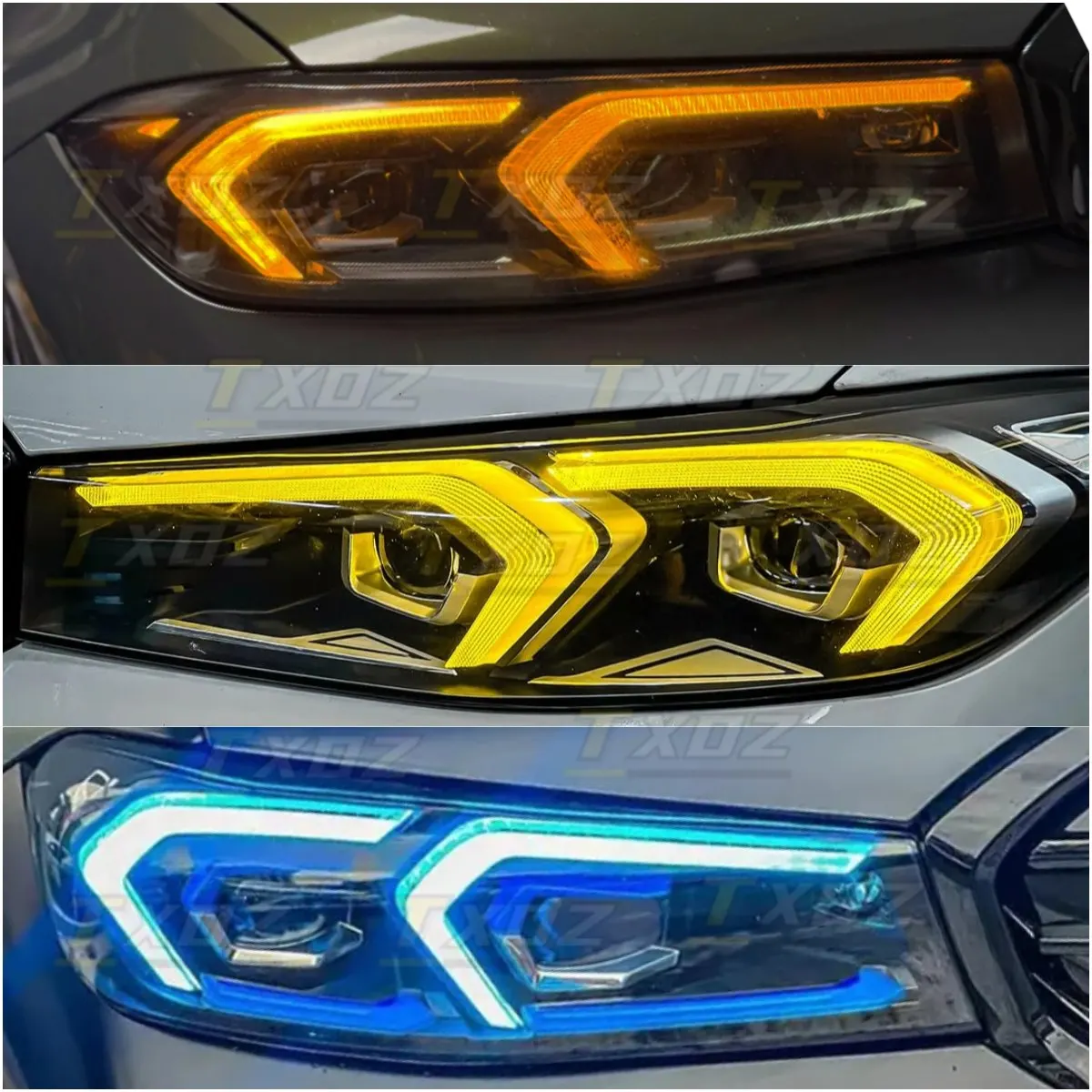 Non-RGB Angel Eye DRL LED Boards For 2023-2025 BMW 3 series G20 LCI 320i 330e M340i Headlight Daytime Running Light Yellow Amber
Non-RGB Angel Eye DRL LED Boards For 2023-2025 BMW 3 series G20 LCI 320i 330e M340i Headlight Daytime Running Light Yellow Amber