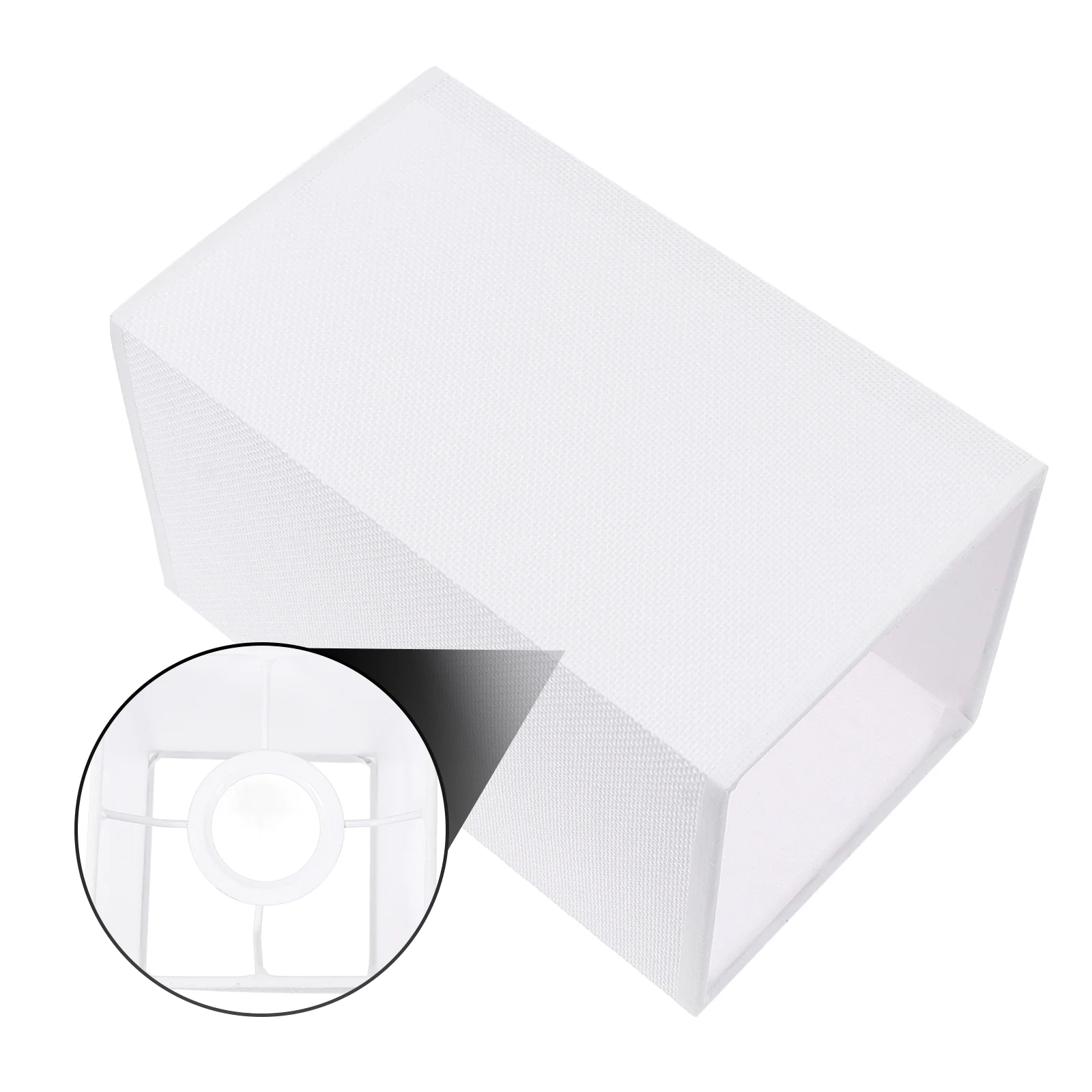 White E27 Square Lampshade Desk Vintage Decor Cloth Light Suite Iron for Black Chandelier
White E27 Square Lampshade Desk Vintage Decor Cloth Light Suite Iron for Black Chandelier