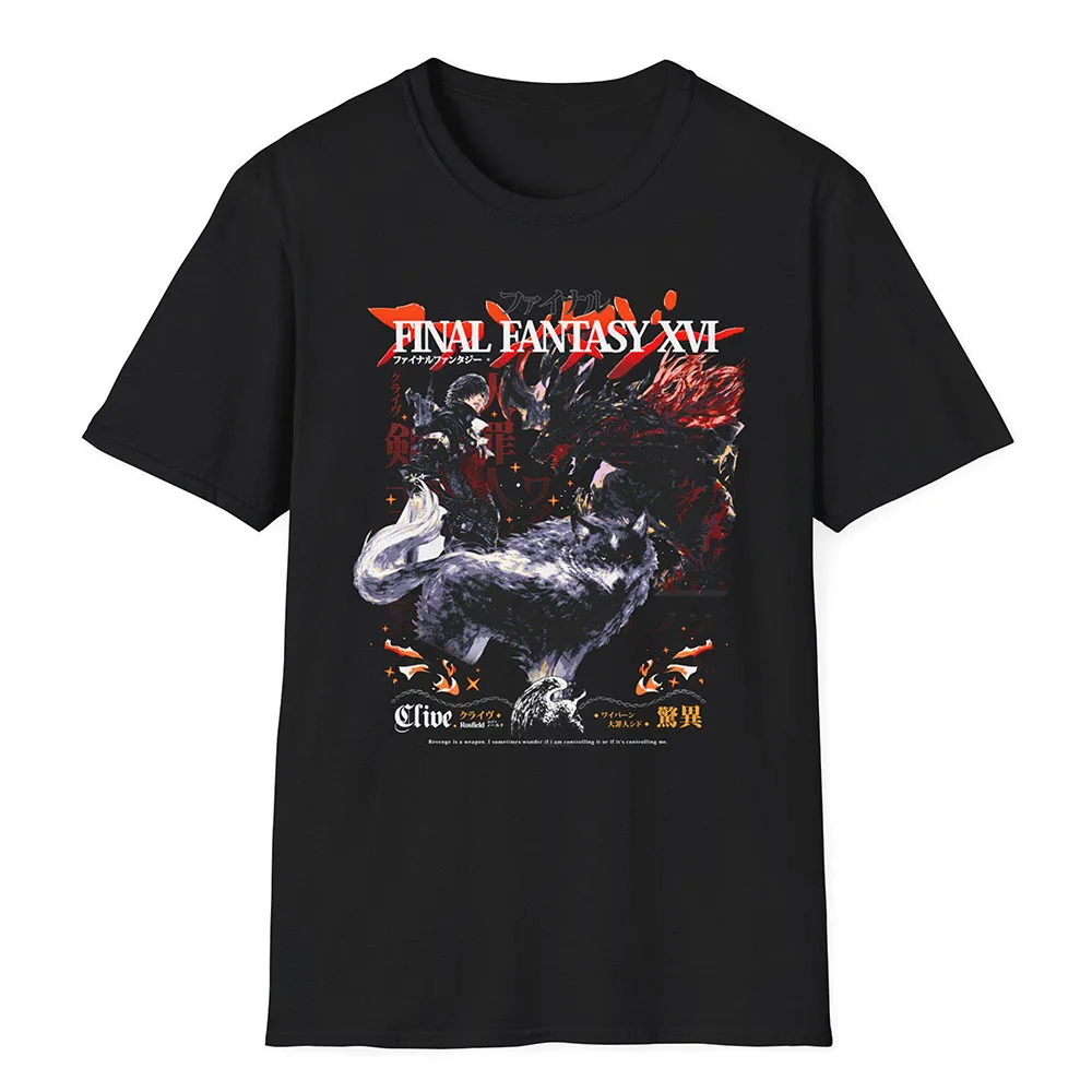 0406 Final Fantasy XVI Clive Gift t shirt for RPG Gamer 100% cotton printed Short Sleeve Graphic clothes All size tops S-6XL
0406 Final Fantasy XVI Clive Gift t shirt for RPG Gamer 100% cotton printed Short Sleeve Graphic clothes All size tops S-6XL