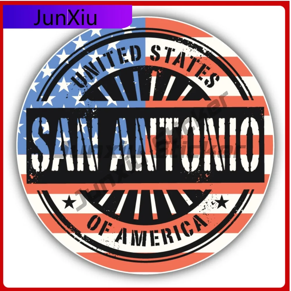 San Antonio City Usa Flag Grunge Stamp Car Decal Bumper Stickers Funny Style SUV Use For Car Window Car Accessories Sun Prote
San Antonio City Usa Flag Grunge Stamp Car Decal Bumper Stickers Funny Style SUV Use For Car Window Car Accessories Sun Prote