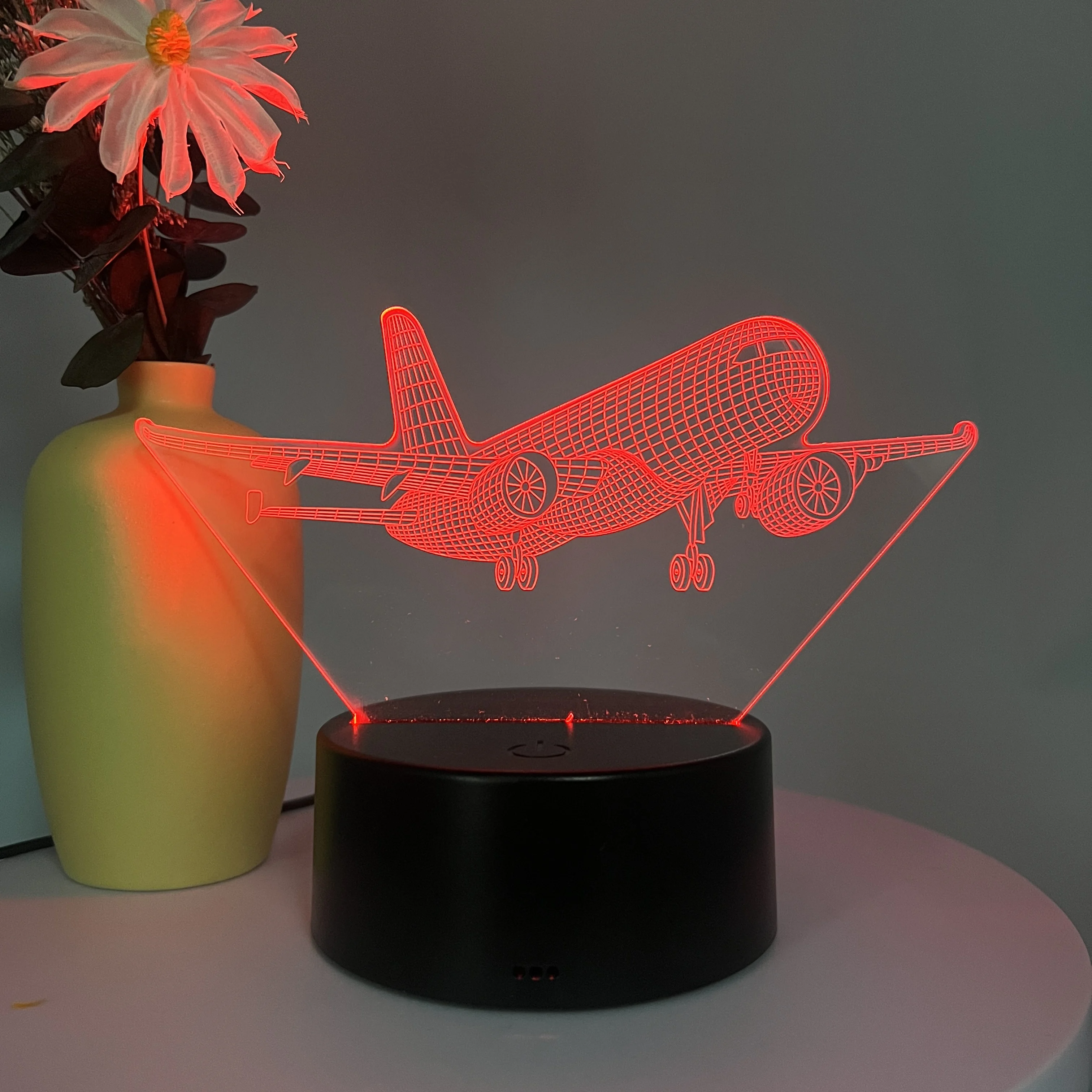 Модель самолета, 3D ночник, регулируемый 7 цветов/4 режима, блок питания с USB-интерфейсом, сенсорная база, день рождения/Рождество/
Модель самолета, 3D ночник, регулируемый 7 цветов/4 режима, блок питания с USB-интерфейсом, сенсорная база, день рождения/Рождество/