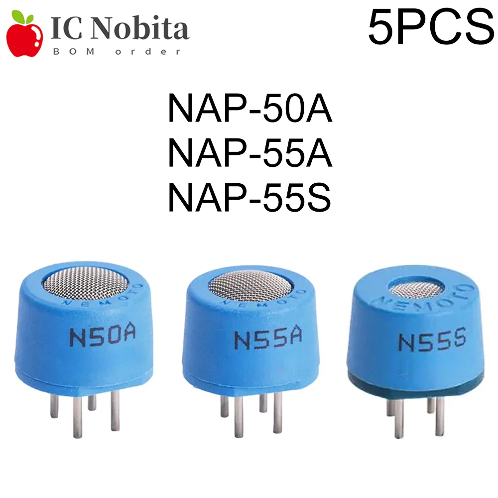 5PCS NAP-55A NAP-55S NAP-50A Combustible Gas Sensor Detector Natural Gas LPG Methane Propane Alarm
5PCS NAP-55A NAP-55S NAP-50A Combustible Gas Sensor Detector Natural Gas LPG Methane Propane Alarm