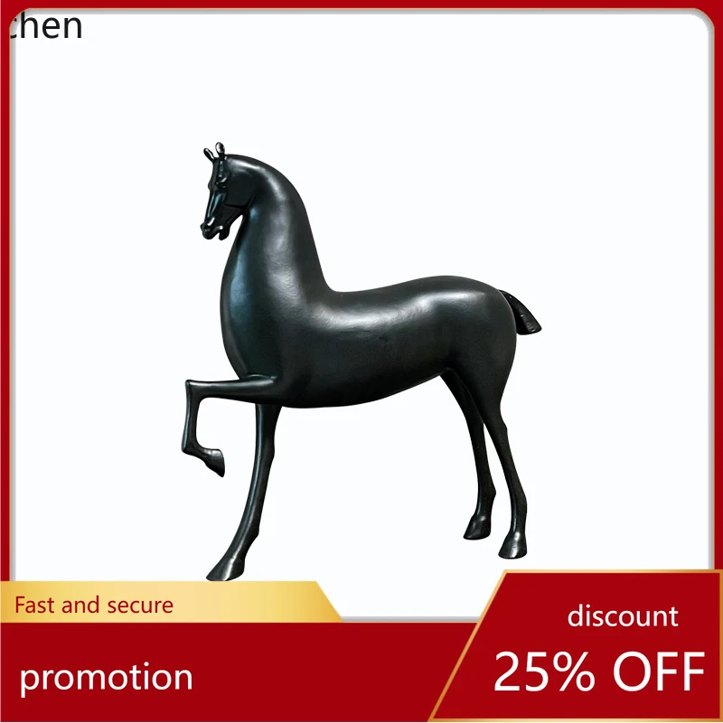 HT Modern Light Luxury Lucky Horse Ornament Living Room Entrance Wine Cabinet Home Accessories Office Model Room TV Cabinet
HT Modern Light Luxury Lucky Horse Ornament Living Room Entrance Wine Cabinet Home Accessories Office Model Room TV Cabinet