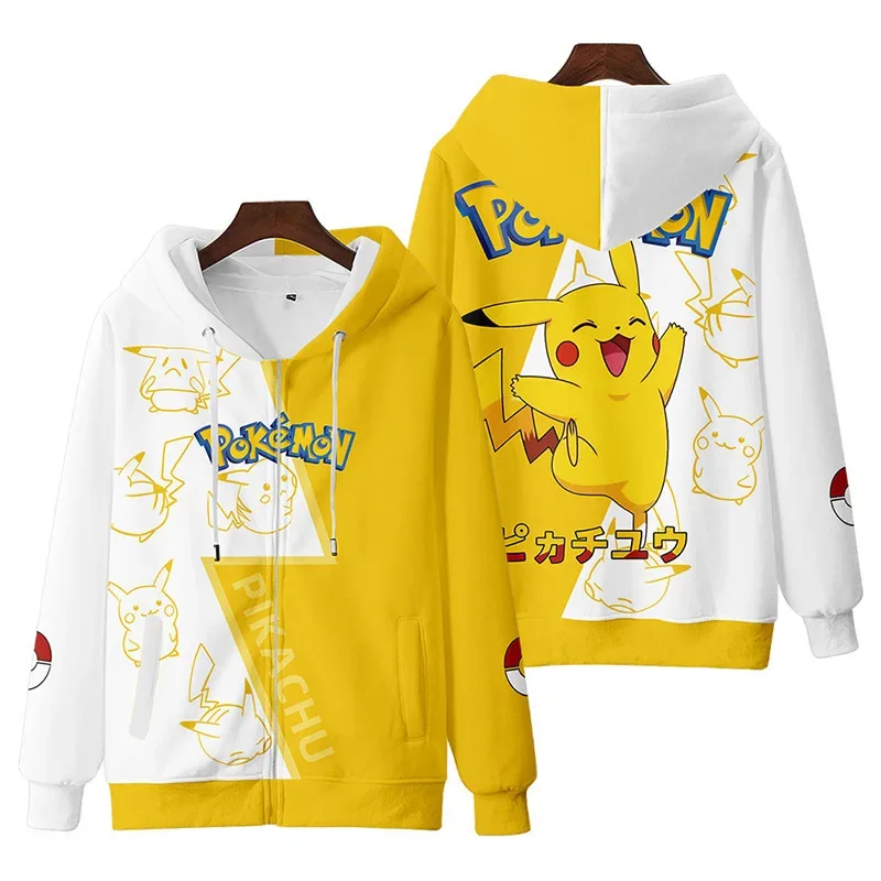 Толстовка с 3D принтом Пикачу, кавайная толстовка на молнии, повседневное пальто, косплей, аниме, периферийные устройства, подарки на день рождения 
Толстовка с 3D принтом Пикачу, кавайная толстовка на молнии, повседневное пальто, косплей, аниме, периферийные устройства, подарки на день рождения