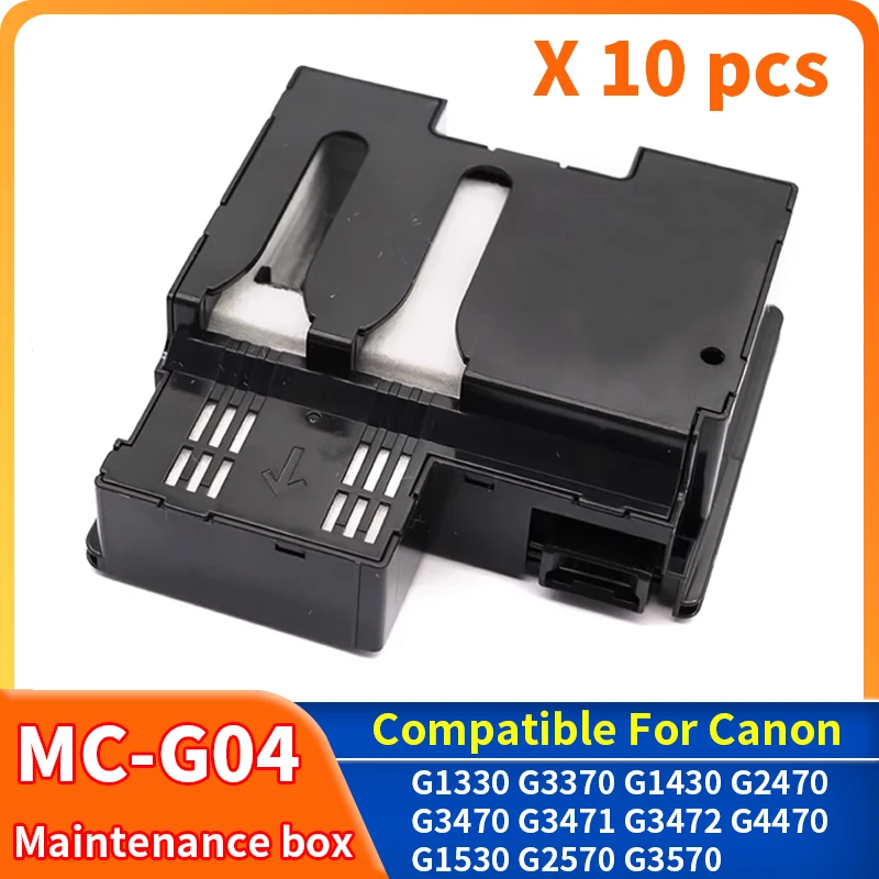 10X MC-G04 G04 Maintenance Tank Waste Ink Box For Canon PIXMA G1330 G3370 G1430 G2470 G3470 G3471 G3472 G4470 G1530 G2570 G3570
10X MC-G04 G04 Maintenance Tank Waste Ink Box For Canon PIXMA G1330 G3370 G1430 G2470 G3470 G3471 G3472 G4470 G1530 G2570 G3570
