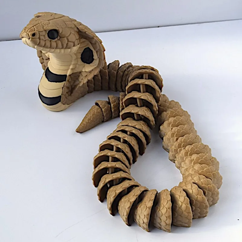 33-73cm Extra Large Strip 3D Printing Snake Toy Joints Movable Simulation Snake King Model Halloween Home Decoration Kdis Gifts
33-73cm Extra Large Strip 3D Printing Snake Toy Joints Movable Simulation Snake King Model Halloween Home Decoration Kdis Gifts