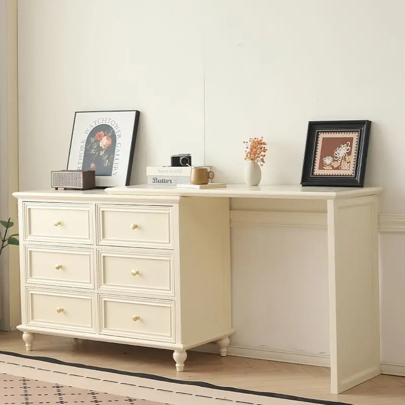 Dressing table for bedrooms, solid wood vanity table, dressing table with dresser cabinet integrated with drawers, bedroom dress
Dressing table for bedrooms, solid wood vanity table, dressing table with dresser cabinet integrated with drawers, bedroom dress