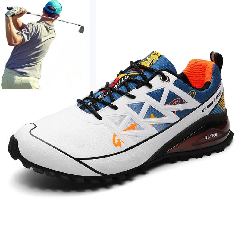 Men's Golf Breathable Non Slip Fitness Running Shoes Men's Outdoor Walking Golf Sports Shoes Grass Comfortable Golf Shoes
Men's Golf Breathable Non Slip Fitness Running Shoes Men's Outdoor Walking Golf Sports Shoes Grass Comfortable Golf Shoes