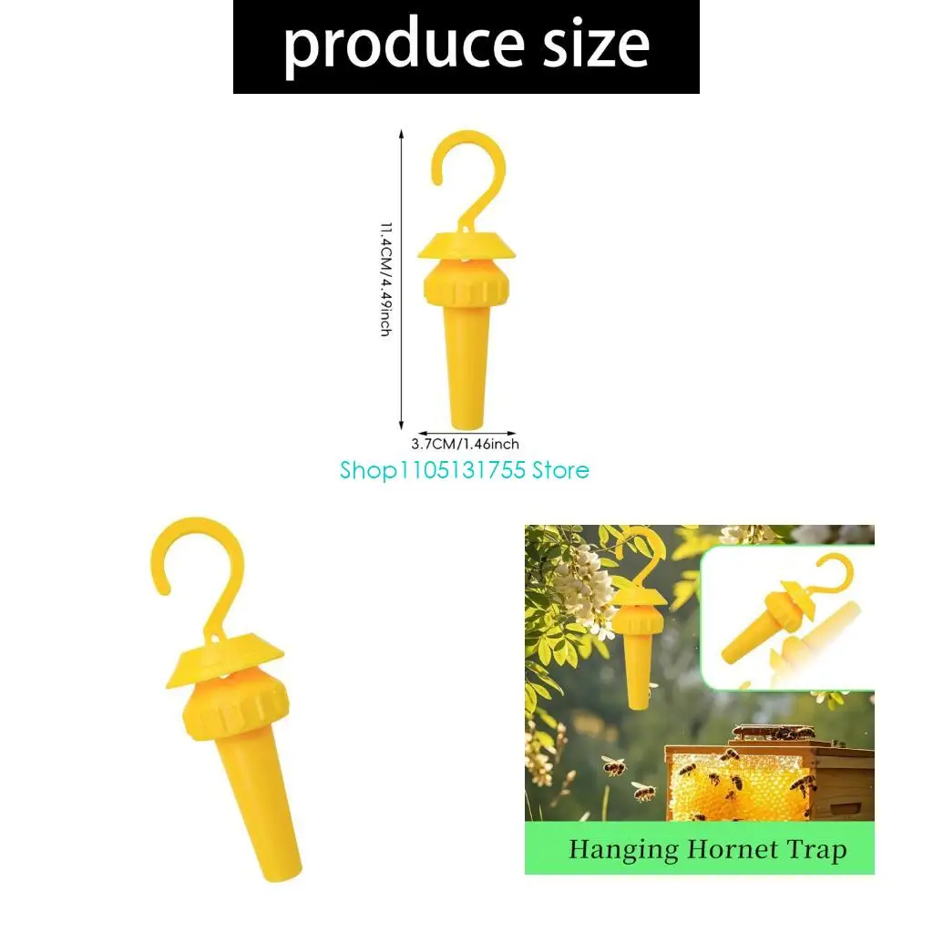 K0EF Reusably Wasps Trap For Camping Trip Plastic Construction Easy Open Lid With Compartment For Tent Tree Branch Mounting
K0EF Reusably Wasps Trap For Camping Trip Plastic Construction Easy Open Lid With Compartment For Tent Tree Branch Mounting