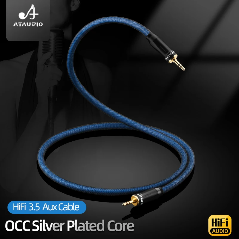 Кабель HiFi 3,5 мм AUX, высококачественный, из серебристого провода OCC, стерео, 3,5 мм, штекер-штекер, для телефона, компьютера, AUX, автомобильной аудиосистемы
Кабель HiFi 3,5 мм AUX, высококачественный, из серебристого провода OCC, стерео, 3,5 мм, штекер-штекер, для телефона, компьютера, AUX, автомобильной аудиосистемы