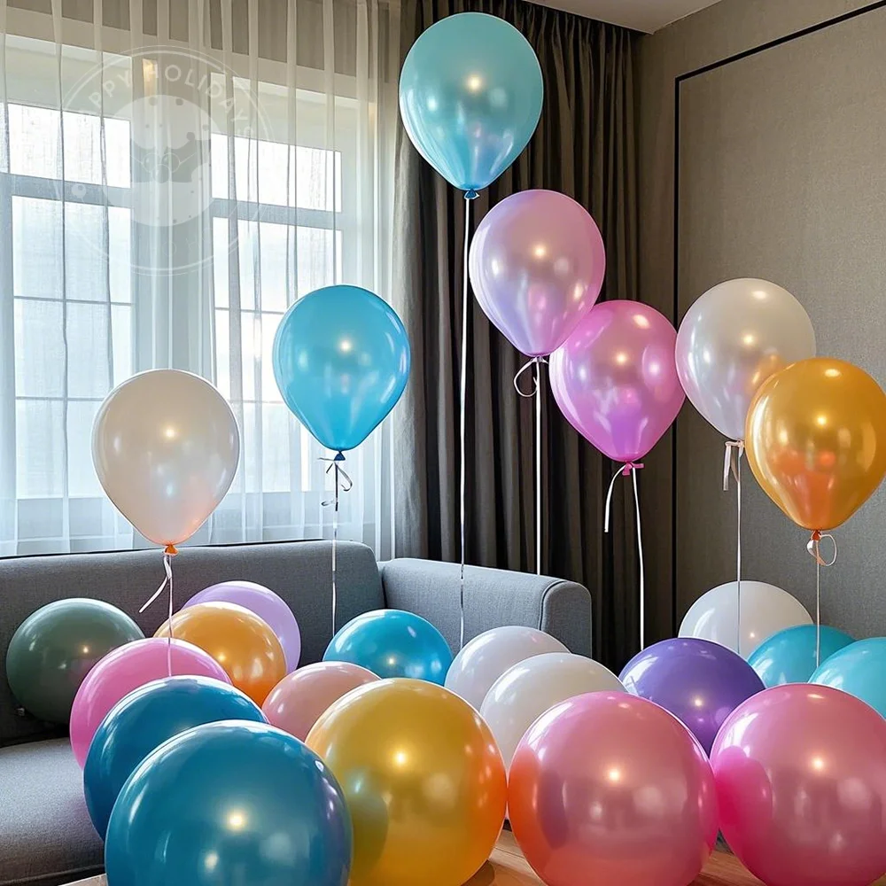 100pcs 10/12inch Wedding Decor Pearl Balloon High Quality Bright Latex Balloons Birthday Party Decoration Colorful Pearl Ballons 
100pcs 10/12inch Wedding Decor Pearl Balloon High Quality Bright Latex Balloons Birthday Party Decoration Colorful Pearl Ballons