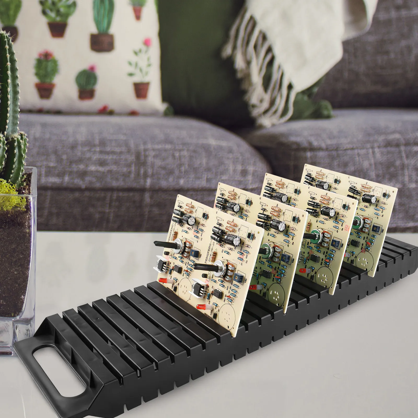 3Pcs Pcb Board Holder Anti-Static Bar Bracket 25-Slot Drying Rack for Circuit Boards Capacitors Resistors Esd Circulation Rack
3Pcs Pcb Board Holder Anti-Static Bar Bracket 25-Slot Drying Rack for Circuit Boards Capacitors Resistors Esd Circulation Rack