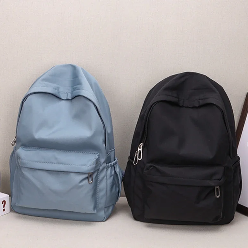 Women Schoolbag Waterproof Large Capacity School Backpack Smooth Zipper Solid Color Teens Girl Casual Daypack Bag Student Supply
Women Schoolbag Waterproof Large Capacity School Backpack Smooth Zipper Solid Color Teens Girl Casual Daypack Bag Student Supply