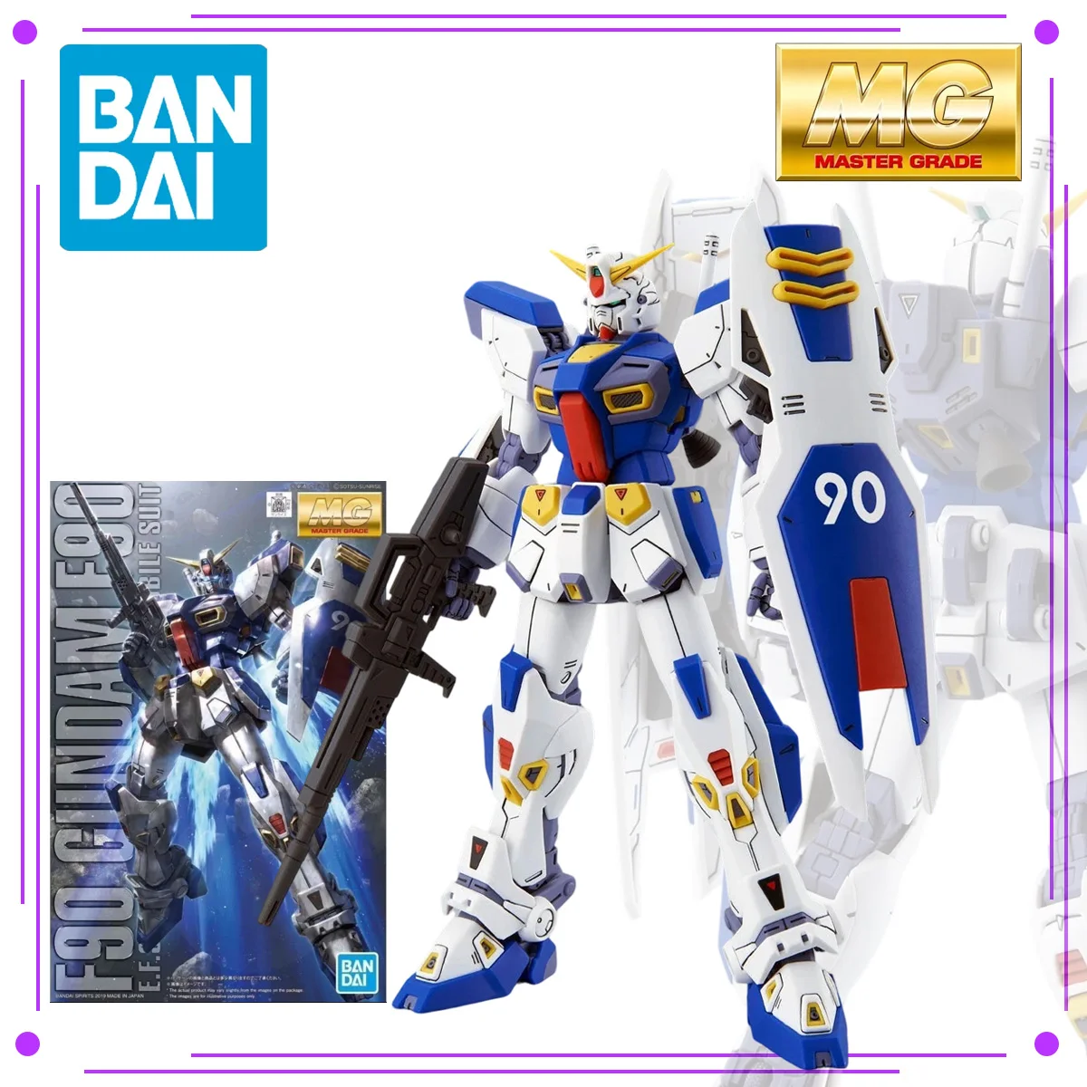 Bandai Original MG 1/100 Gundam F90 Unit 1 A to Z PROJECT 26 Hard Points Mission Pack System Action Figure Model Kit Gift
Bandai Original MG 1/100 Gundam F90 Unit 1 A to Z PROJECT 26 Hard Points Mission Pack System Action Figure Model Kit Gift