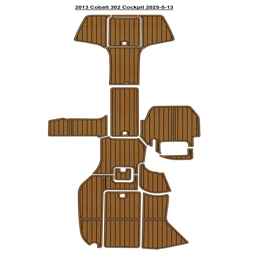 2013 Cobalt 302 Cockpit Pad Boat EVA Foam Faux Teak Deck Floor Mat Seadek MarineMat Gatorstep Style Self Adhesive
2013 Cobalt 302 Cockpit Pad Boat EVA Foam Faux Teak Deck Floor Mat Seadek MarineMat Gatorstep Style Self Adhesive