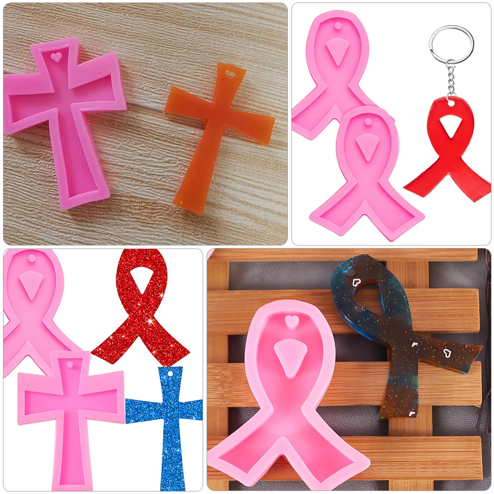 4pcs Cross Ribbon Shaped Epoxy Cross Shaped Mold DIY Silicone Mould Keychain Jewelry Parts Craft Supplies Microwave Safe
4pcs Cross Ribbon Shaped Epoxy Cross Shaped Mold DIY Silicone Mould Keychain Jewelry Parts Craft Supplies Microwave Safe