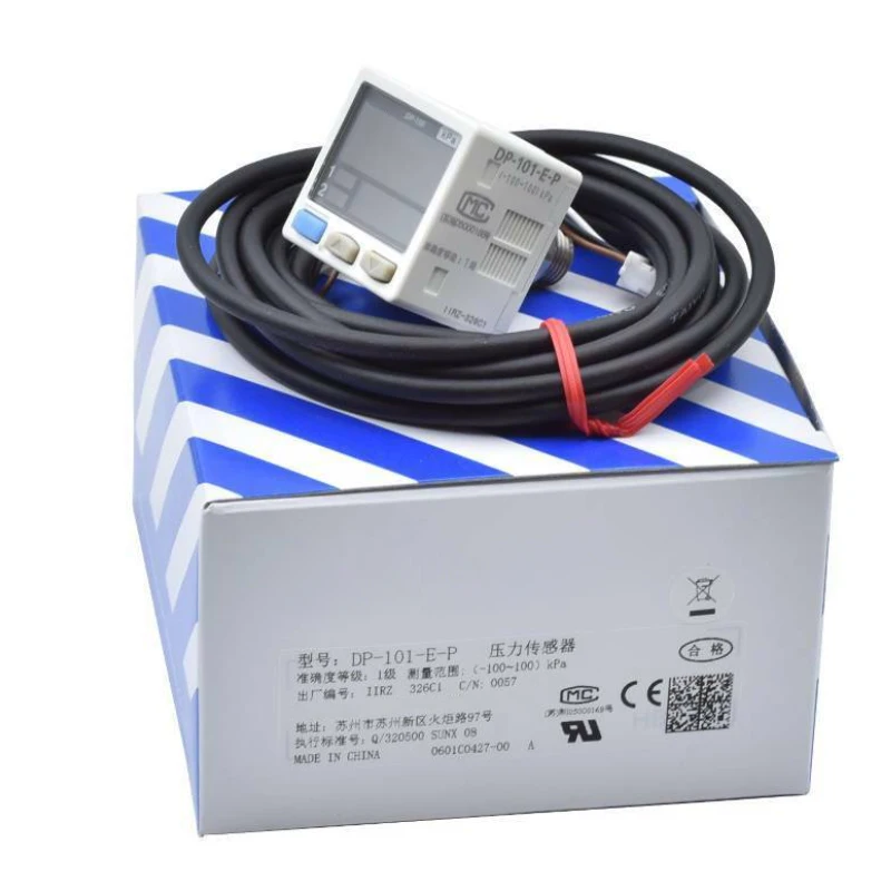 DP-101-E-P Dual Display Digital PNP Accurate Pressure/Vacuum Sensor with Superior Visibility 100% New & Original
DP-101-E-P Dual Display Digital PNP Accurate Pressure/Vacuum Sensor with Superior Visibility 100% New & Original
