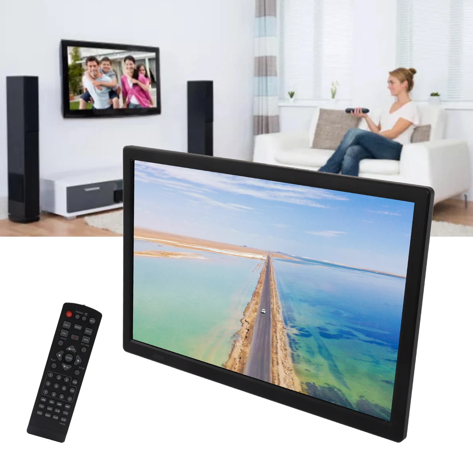 Handheld TV Monitor Portable TV 15.4 Inch Built in Rechargeable Battery LED TV Monitor with Digital Tuner Portable TV Monitor
Handheld TV Monitor Portable TV 15.4 Inch Built in Rechargeable Battery LED TV Monitor with Digital Tuner Portable TV Monitor