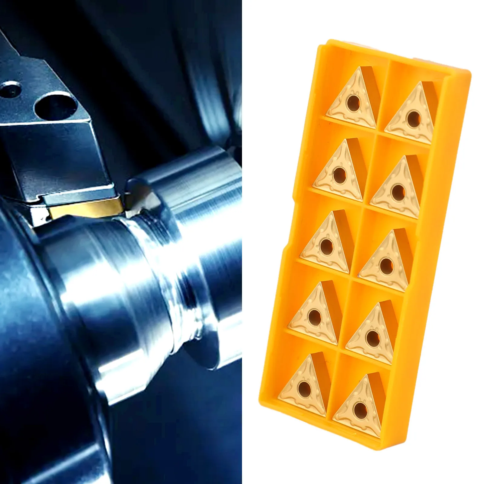 Precision Grinding Carbide Inserts TNMG160404 MA Triangular Tips 10pcs Box Easy Replacement for Efficient Cutting
Precision Grinding Carbide Inserts TNMG160404 MA Triangular Tips 10pcs Box Easy Replacement for Efficient Cutting