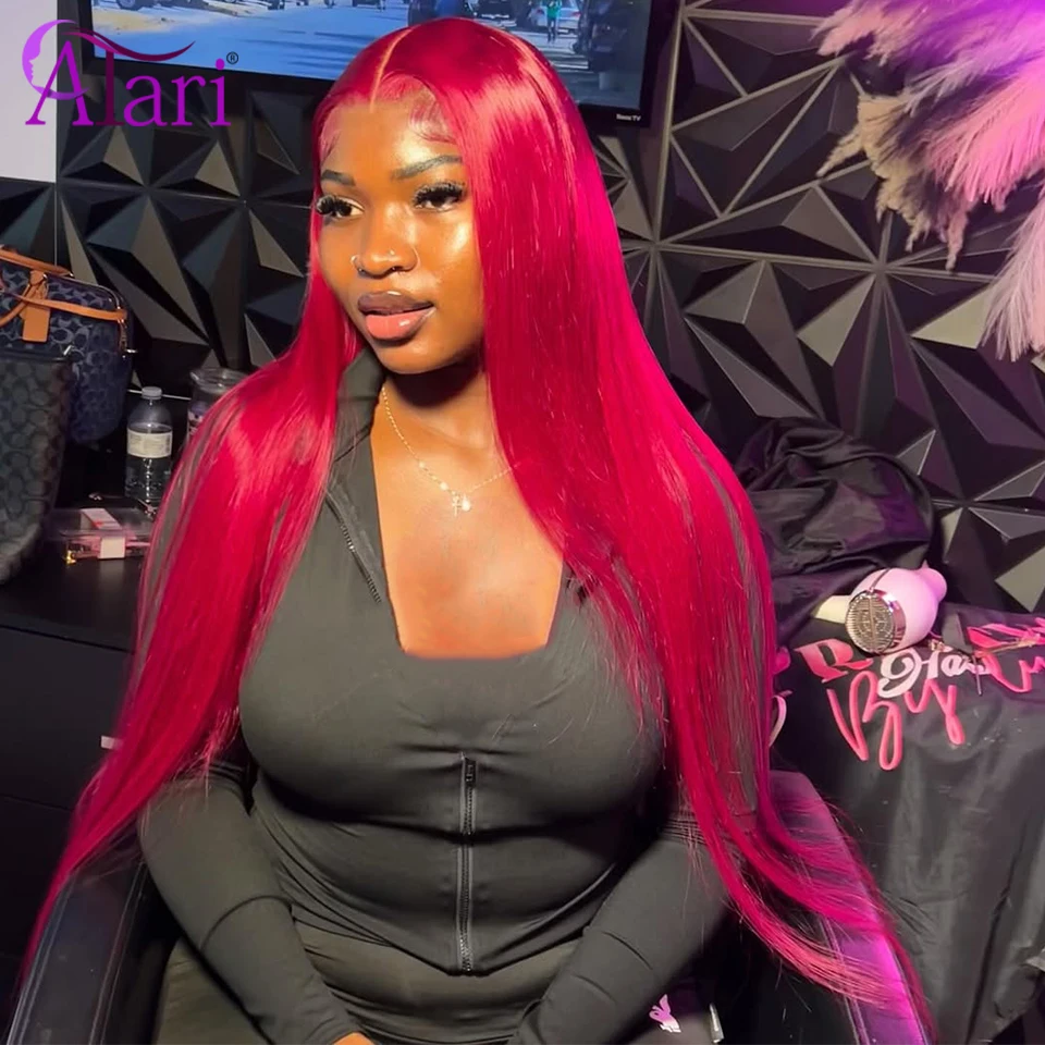 Cherry Red 5x5 Transparent Lace Closure Straight Wig Pre Plucked Colored Red 13x4 13x6 Lace Frontal Human Hair Brazilian Wigs
Cherry Red 5x5 Transparent Lace Closure Straight Wig Pre Plucked Colored Red 13x4 13x6 Lace Frontal Human Hair Brazilian Wigs
