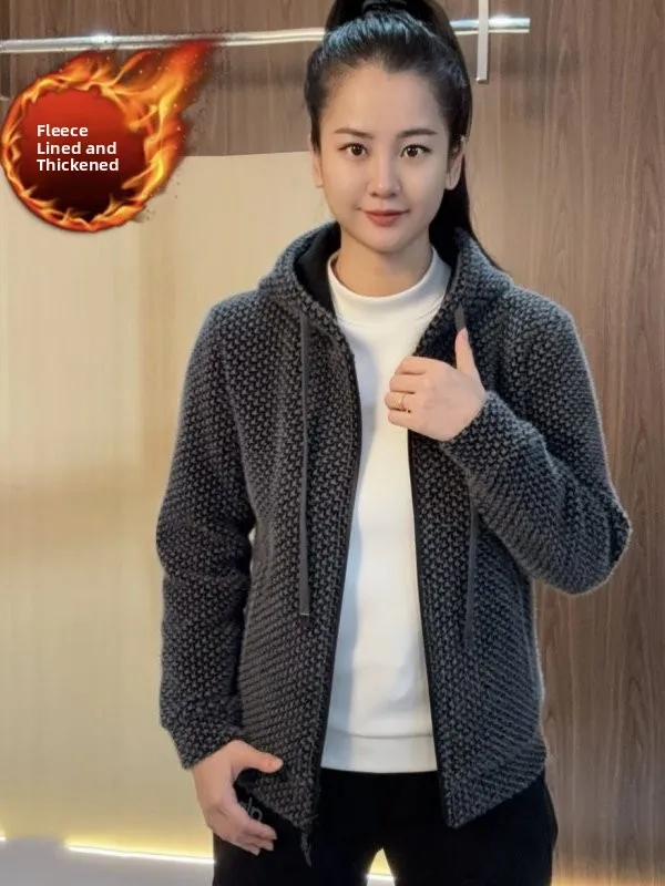 Мужская зимняя куртка с капюшоном, на флисовой подкладке, с бархатной отделкой, легкая, роскошная, простая, теплая, на молнии, кардиган-пальто
Мужская зимняя куртка с капюшоном, на флисовой подкладке, с бархатной отделкой, легкая, роскошная, простая, теплая, на молнии, кардиган-пальто