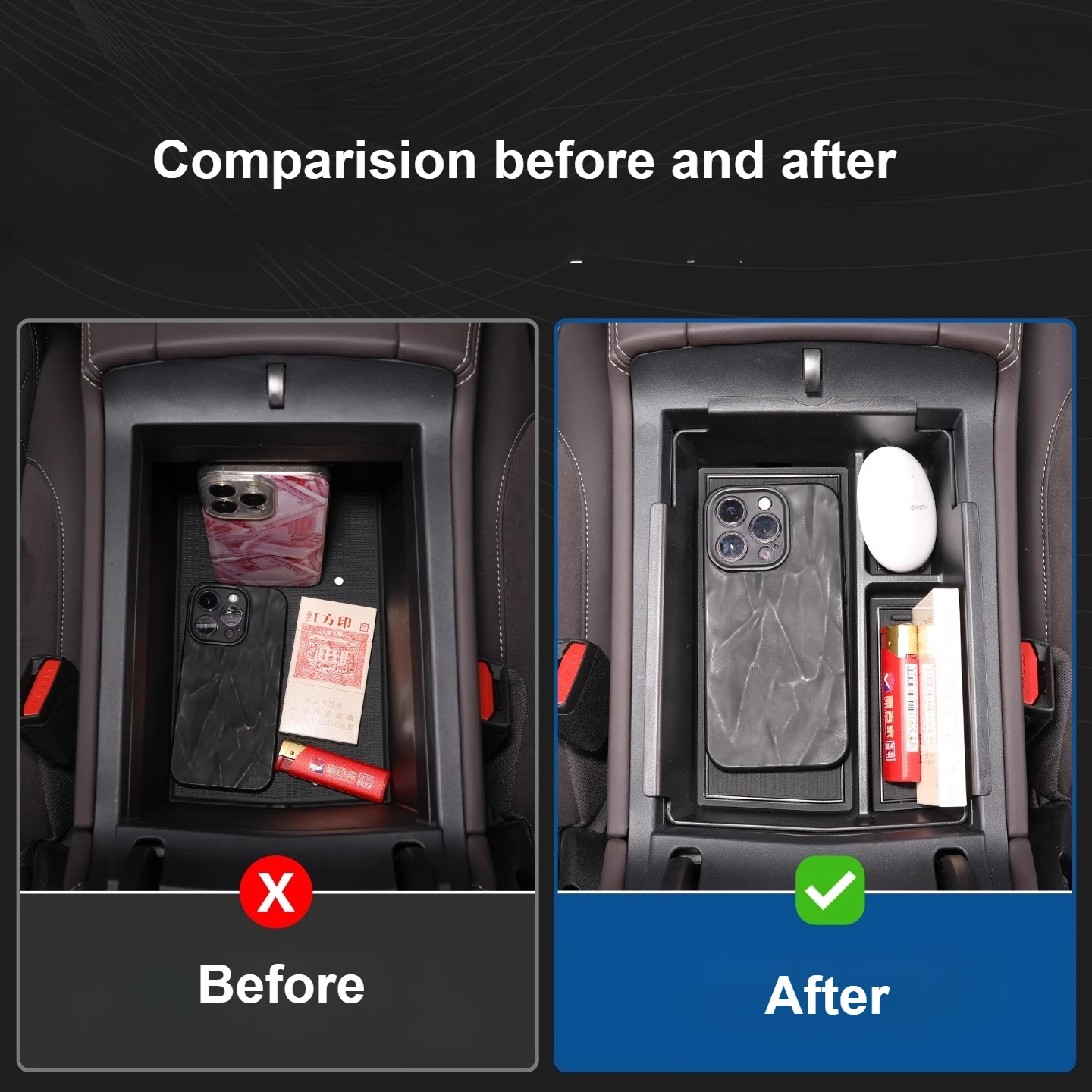for Geely Monjaro KX11 Xingyue L 2026 Center Console Armrest Storage Box ABS Console Organizer Tray Interior Tidying Accessories
for Geely Monjaro KX11 Xingyue L 2026 Center Console Armrest Storage Box ABS Console Organizer Tray Interior Tidying Accessories