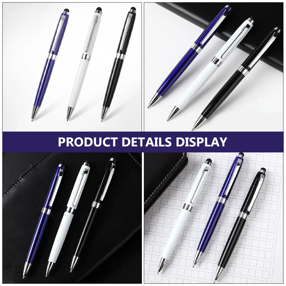 3 Pcs Capacitor Pen Stylus Multi-functional Metal Pencil Work Touch Screen Capacitive
3 Pcs Capacitor Pen Stylus Multi-functional Metal Pencil Work Touch Screen Capacitive