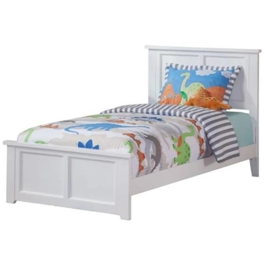 Farmhouse Solid Wood Twin XL Platform Bed, White Finish, Traditional Panel Design, Built-in USB Charger, Durable Bedroom Furnit
Farmhouse Solid Wood Twin XL Platform Bed, White Finish, Traditional Panel Design, Built-in USB Charger, Durable Bedroom Furnit