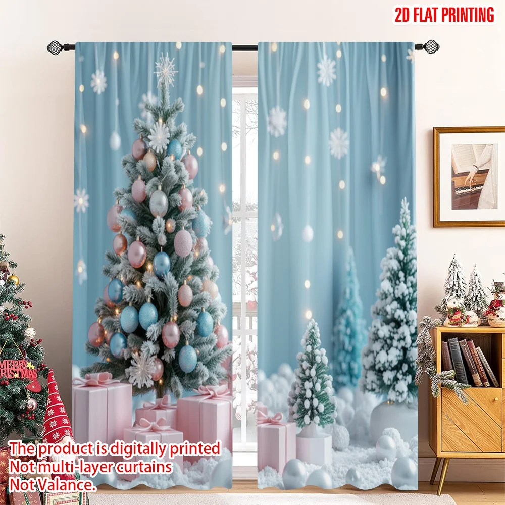 2pcs 2D flat printing Christmas Curtain Christmas Tree Gift Boxes Stars Polyester Without Electricity 0 for bedroom living room
2pcs 2D flat printing Christmas Curtain Christmas Tree Gift Boxes Stars Polyester Without Electricity 0 for bedroom living room