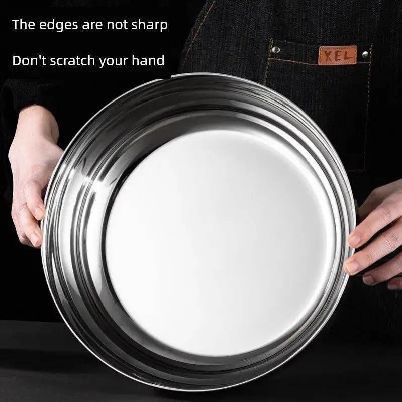 Thickened Stainless Steel Kitchen Sink Commercial And Home Use Dough Mixing Basin Soup Pot Hot Pot Basin Flour Kneading Basin
Thickened Stainless Steel Kitchen Sink Commercial And Home Use Dough Mixing Basin Soup Pot Hot Pot Basin Flour Kneading Basin