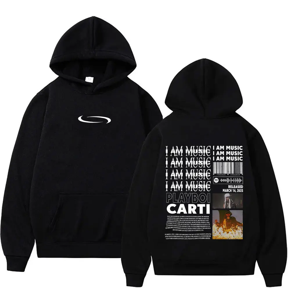 Playboi Carti I AM MUSIC 2025 Album Graphic Hoodie Male Fashion Casual Pullover Men Women Vintage Hip Hop Opium Rap Sweatshirt
Playboi Carti I AM MUSIC 2025 Album Graphic Hoodie Male Fashion Casual Pullover Men Women Vintage Hip Hop Opium Rap Sweatshirt