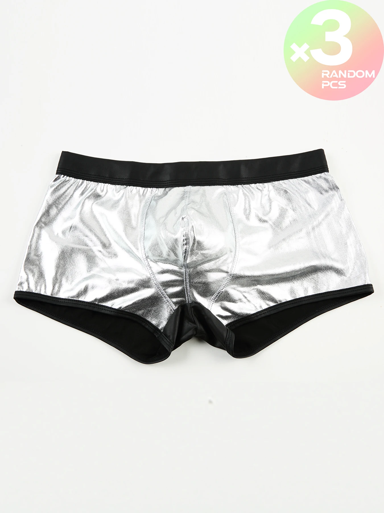 Men Patent Leather Shorts Shiny Underpants Night Club Reflection Boxer Trunks Soft Underwear Low Rise Panties 2/3/4PCS
Men Patent Leather Shorts Shiny Underpants Night Club Reflection Boxer Trunks Soft Underwear Low Rise Panties 2/3/4PCS