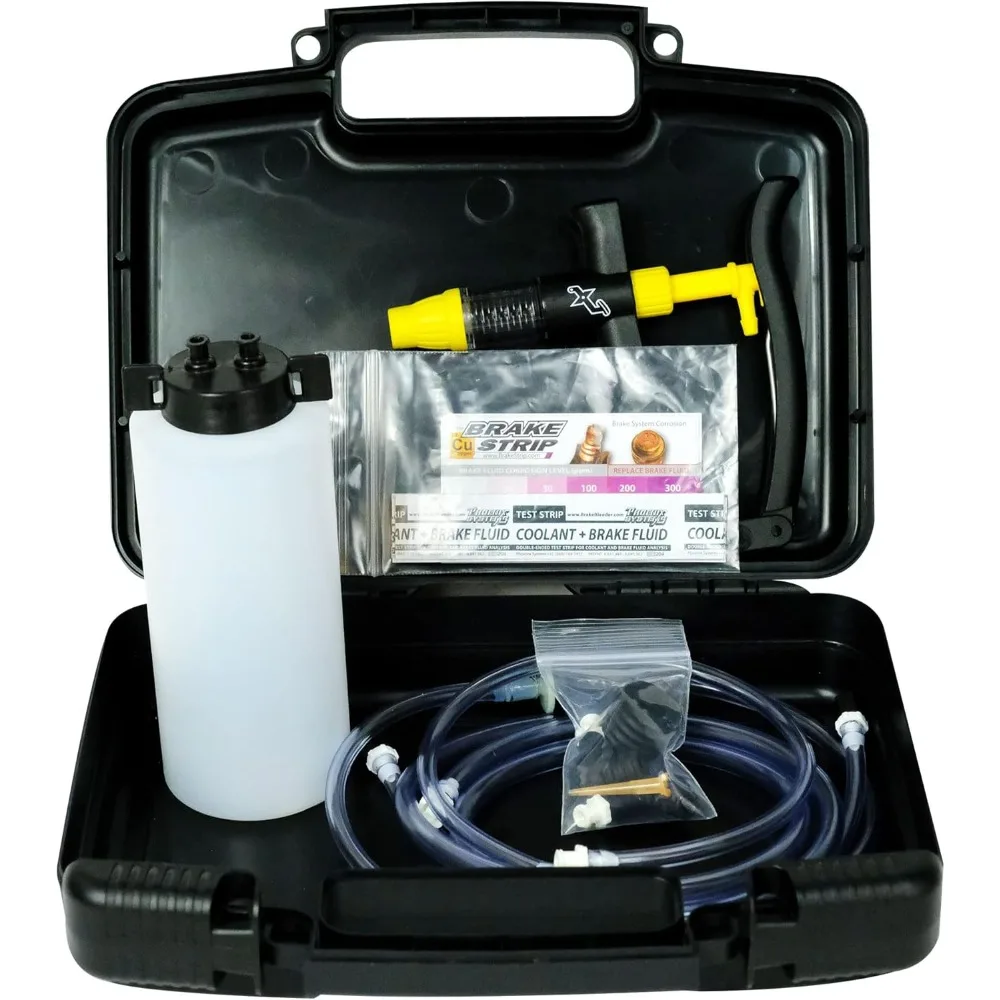 V-5 Reverse Brake and Clutch Bleeder (Includes Bottle, Hard Case and 5 Pack Test Strips), One Person, Fits All Makes and Models
V-5 Reverse Brake and Clutch Bleeder (Includes Bottle, Hard Case and 5 Pack Test Strips), One Person, Fits All Makes and Models