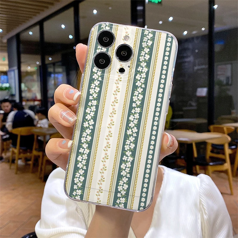 Pastoral Style Vertical Stripes Floral Print Phone Case for IPhone Air 17 Pro Max 16 Plus 15 14 13 12 11 Pro Max Soft Back Cover
Pastoral Style Vertical Stripes Floral Print Phone Case for IPhone Air 17 Pro Max 16 Plus 15 14 13 12 11 Pro Max Soft Back Cover