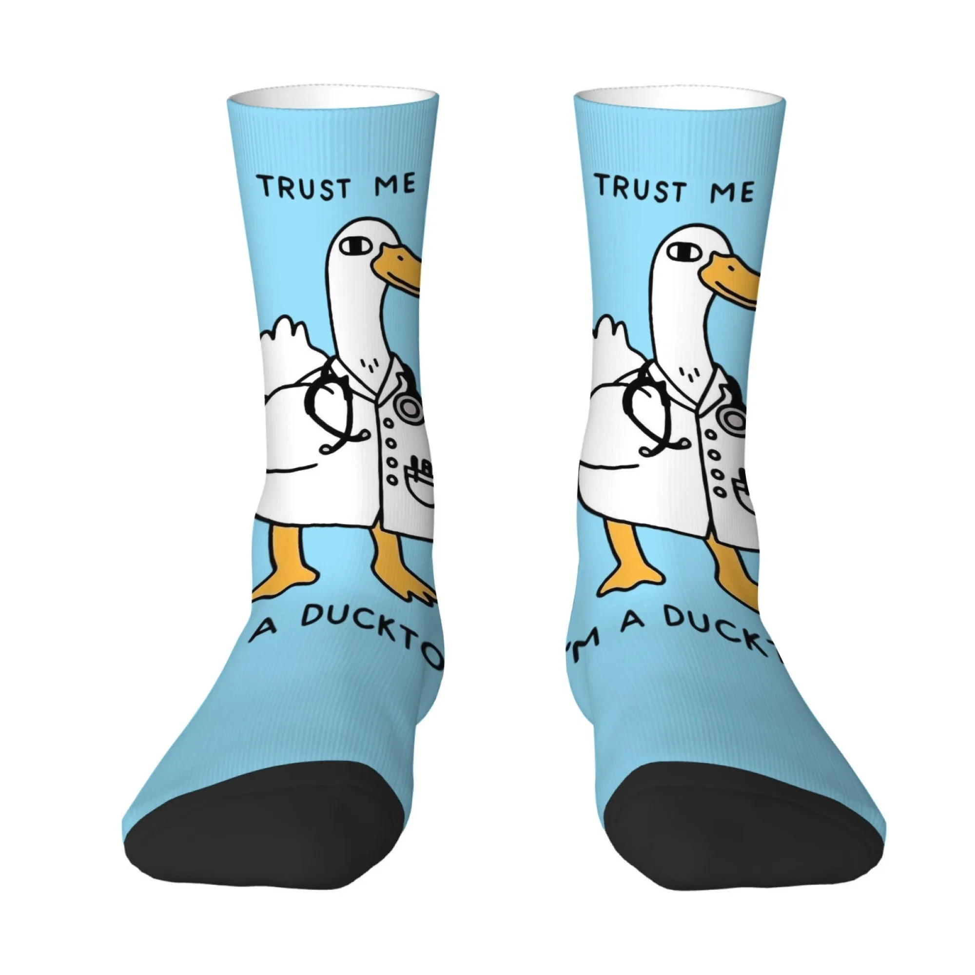 Cartoon-themed Fun Duck Doctor Men's Socks Comfortable Soft Breathable Socks Quirky and Fun for Parties and The Streets Socks
Cartoon-themed Fun Duck Doctor Men's Socks Comfortable Soft Breathable Socks Quirky and Fun for Parties and The Streets Socks