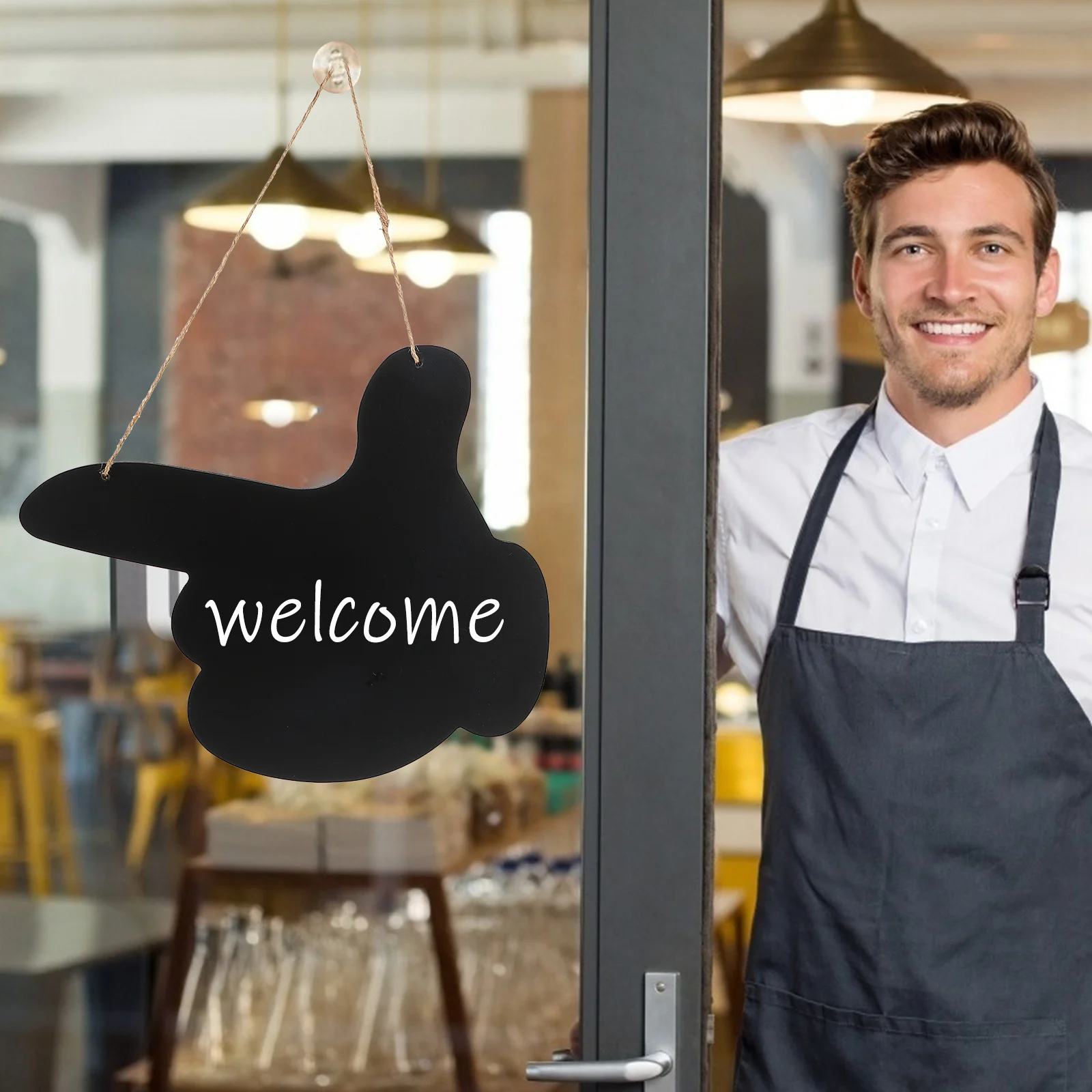 Wooden Hanging Blackboard Fashion Shape Message Board for Wedding Birthday Cafe Restaurant Decor Message Blackboard
Wooden Hanging Blackboard Fashion Shape Message Board for Wedding Birthday Cafe Restaurant Decor Message Blackboard