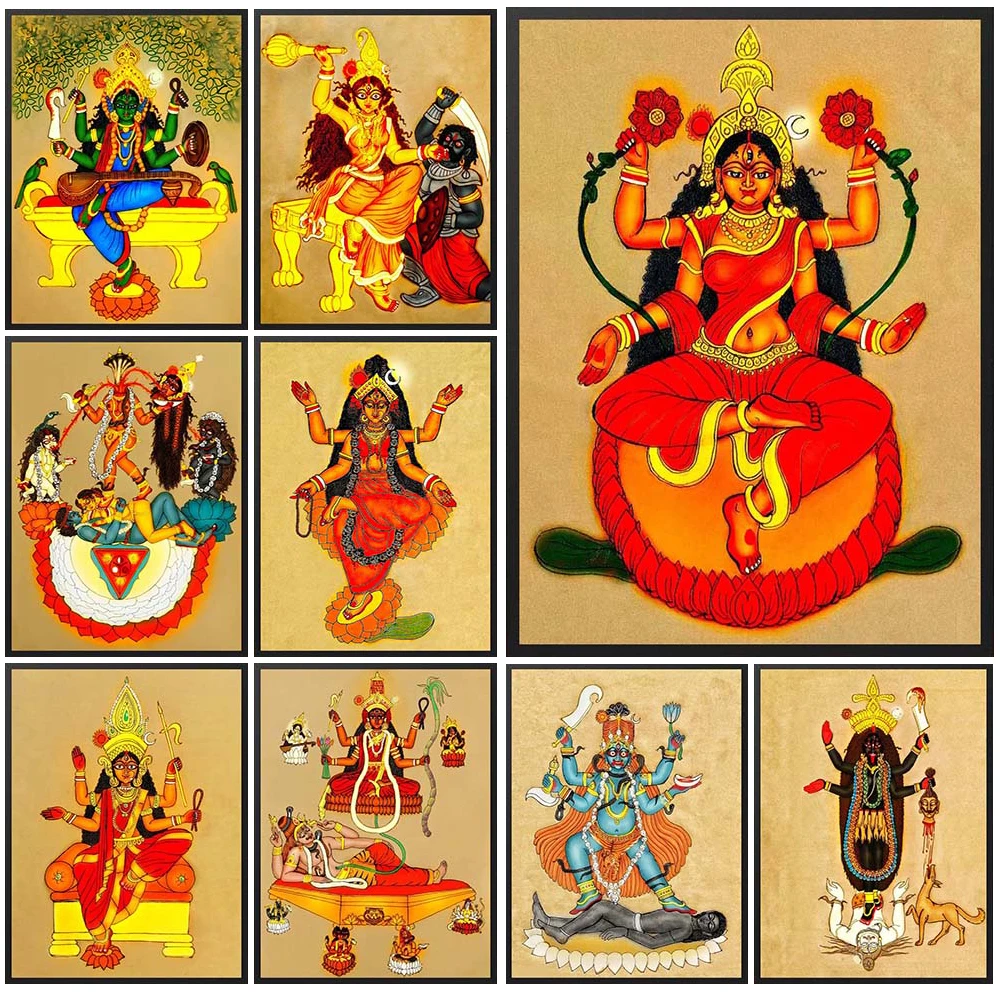 Hinduism Goddess Kali Religion Poster Wall Pictures For Church Room Decor Wall Art Canvas Painting Unframed
Hinduism Goddess Kali Religion Poster Wall Pictures For Church Room Decor Wall Art Canvas Painting Unframed