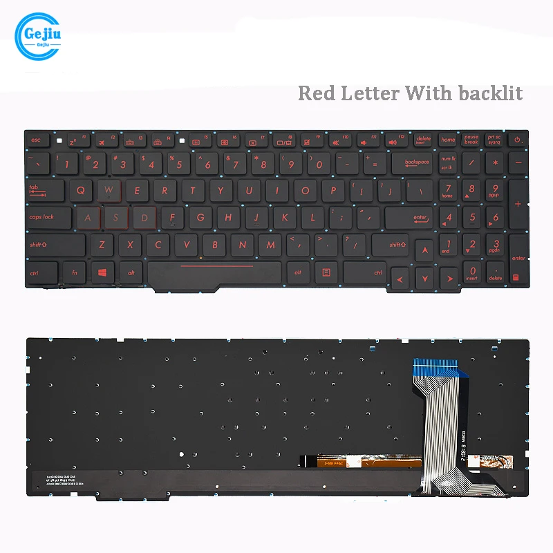 Новая клавиатура для ноутбука ASUS GL553VW GL753 FX553VD ZX53 ZX53V FZ53 ZX553 FX53 FX753 ZX73 красная буква С Подсветкой
Новая клавиатура для ноутбука ASUS GL553VW GL753 FX553VD ZX53 ZX53V FZ53 ZX553 FX53 FX753 ZX73 красная буква С Подсветкой